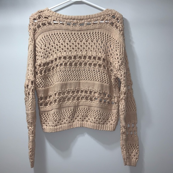Garage beige loose knit sweater - Picture 5 of 6